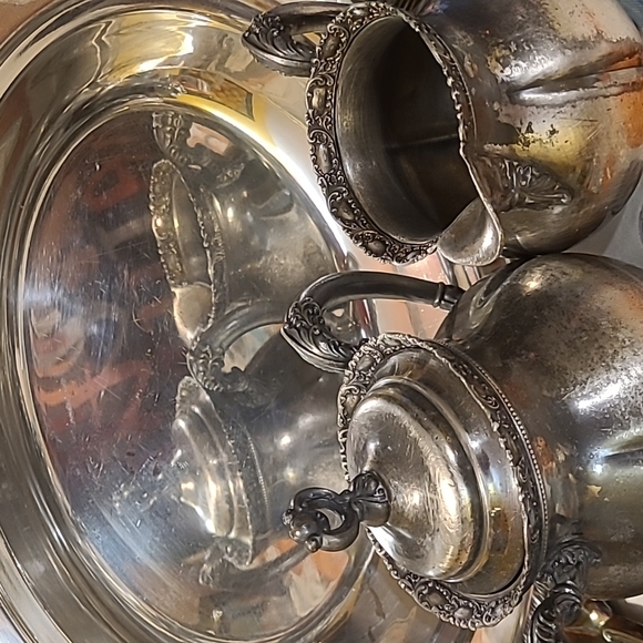 Forbes Silver Company, sugar and creamer, quadruple 183 - Picture 2 of 10